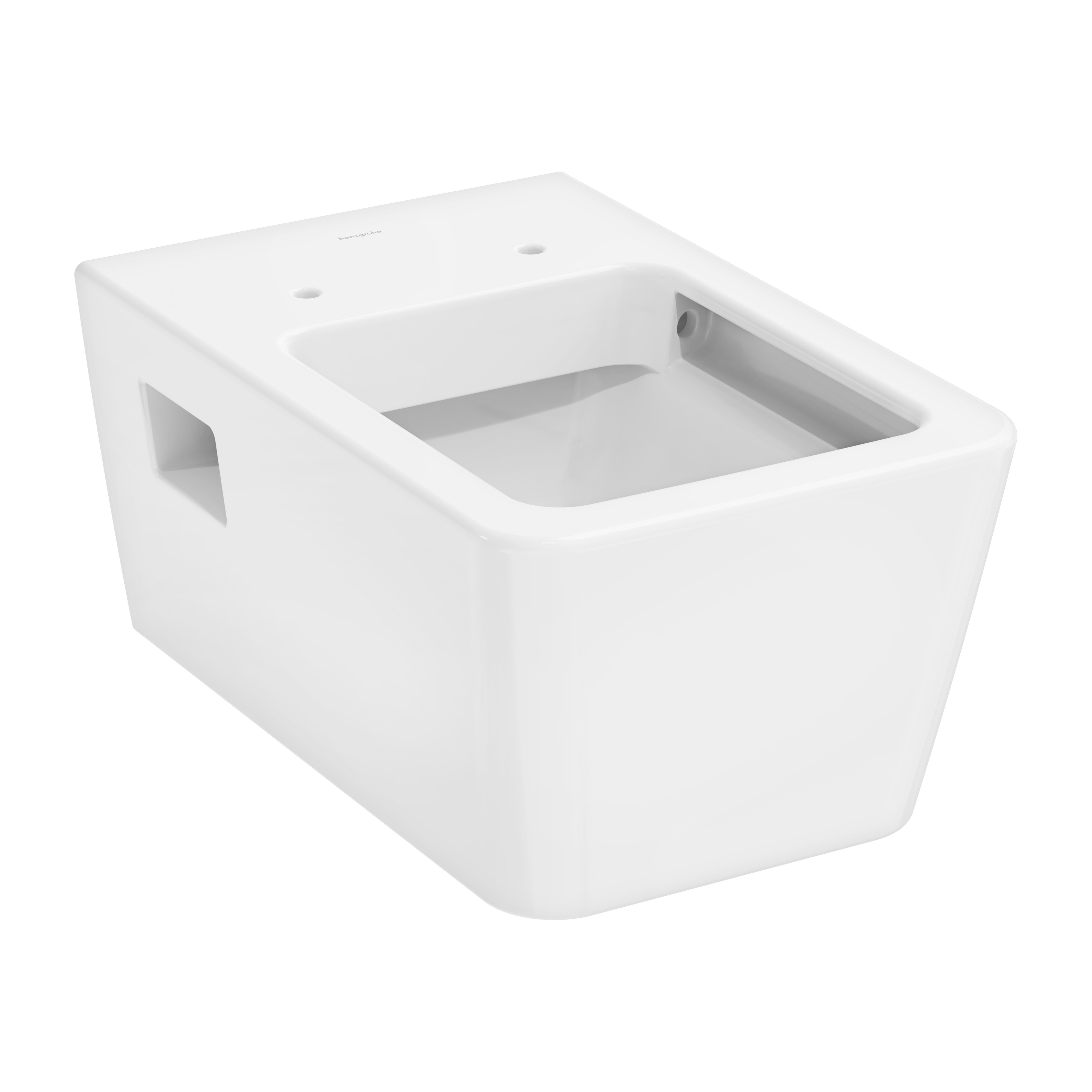 Hansgrohe EluPura Original Q taza de inodoro suspendido sin reborde blanco brillante 61181450