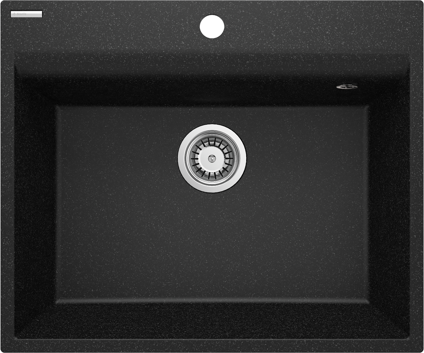 Deante Corio fregadero de granito 60x50 cm gris/grafito/ónix ZRC_210A