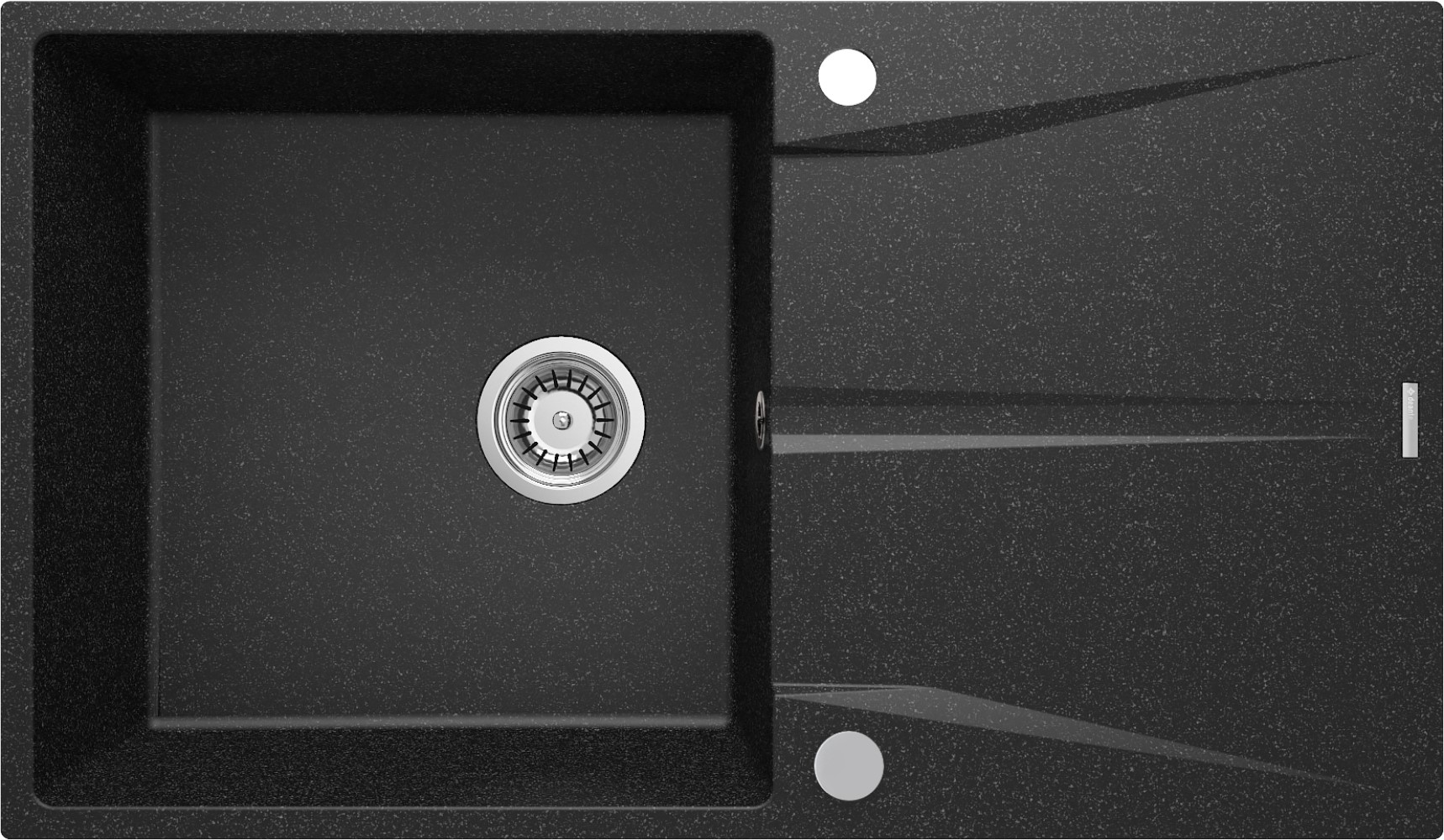 Deante Corio fregadero de granito 86x50 cm gris/grafito/ónix ZRC_211A