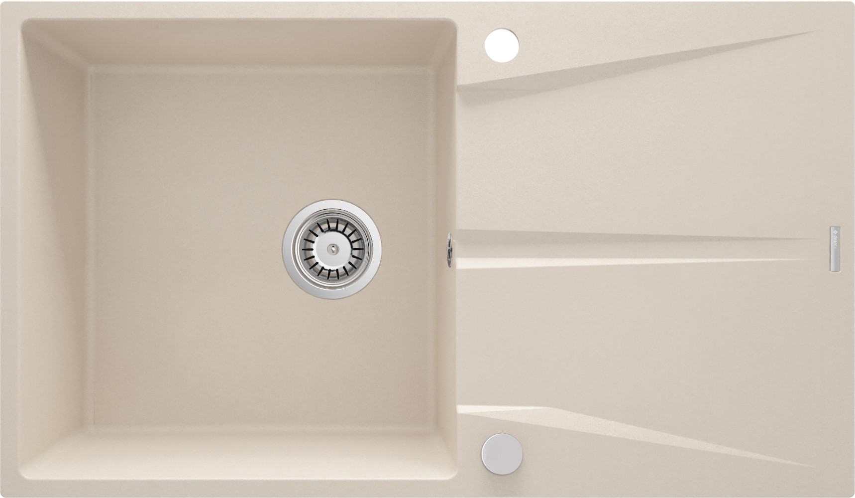 Deante Corio fregadero de granito 86x50 cm beige ZRC_511A