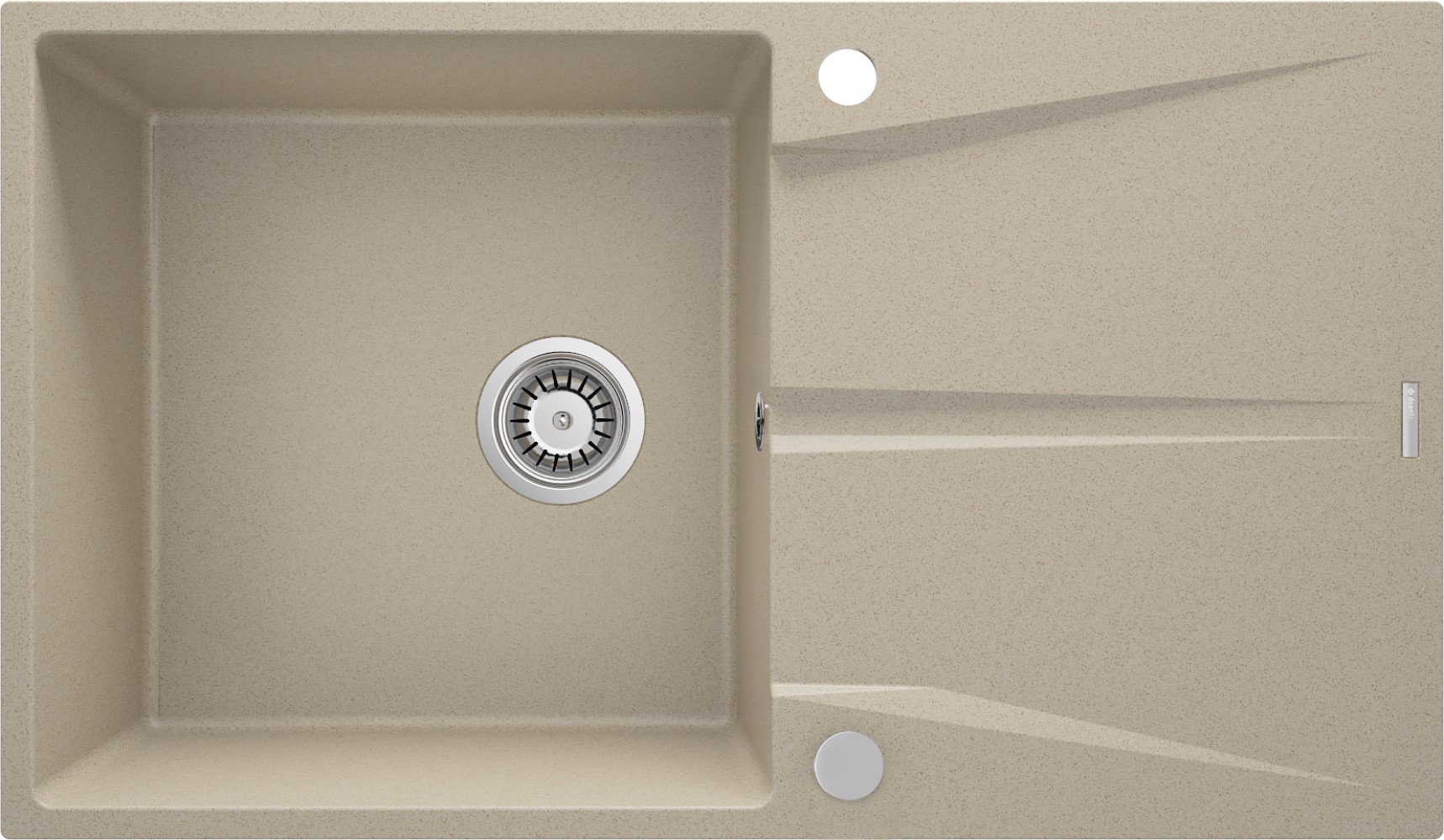 Deante Corio fregadero de granito 86x50 cm beige ZRC_711A