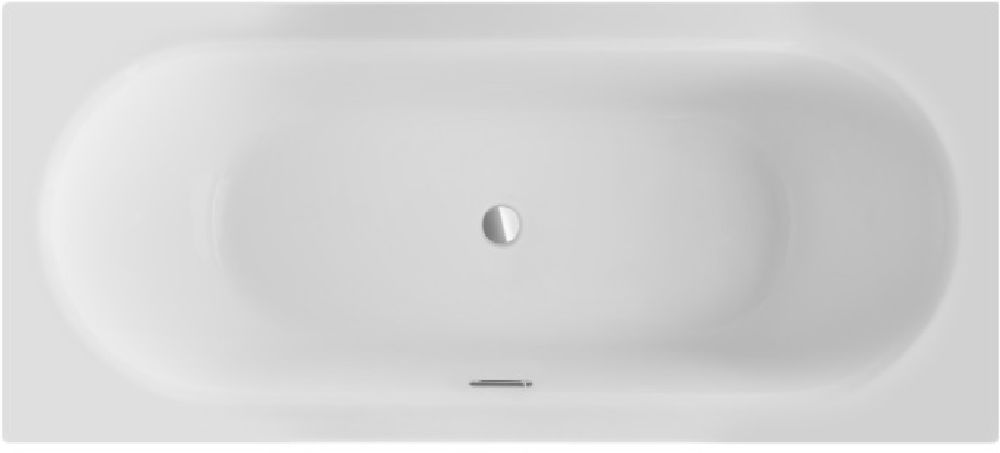 Besco Vitae Slim+ bañera rectangular 160x75 cm blanco #WAV-160-SB+