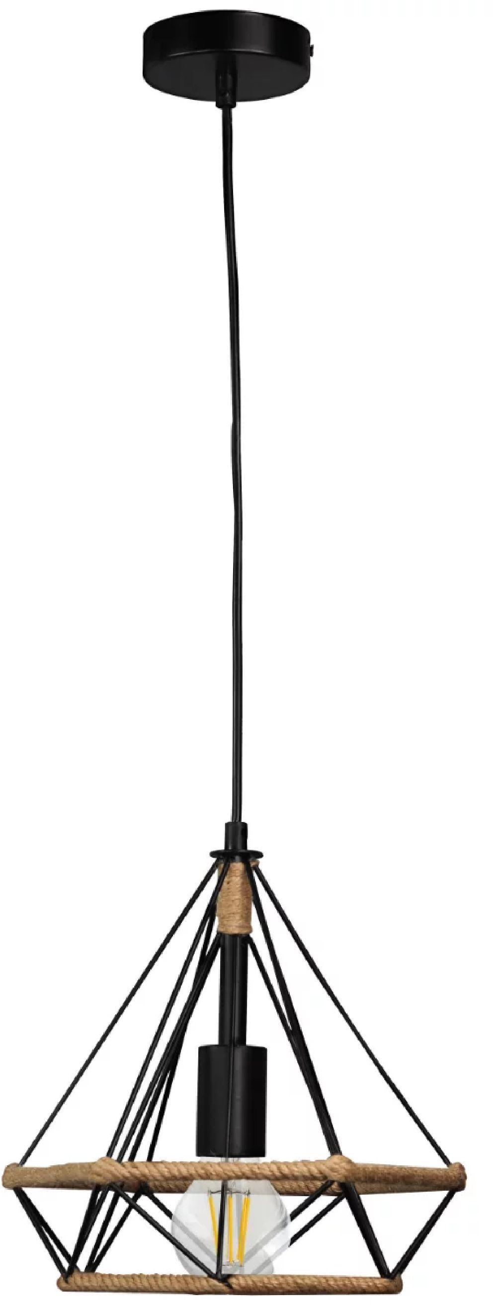 Goldlux Broxton lámpara colgante 1x20 W negro 314529