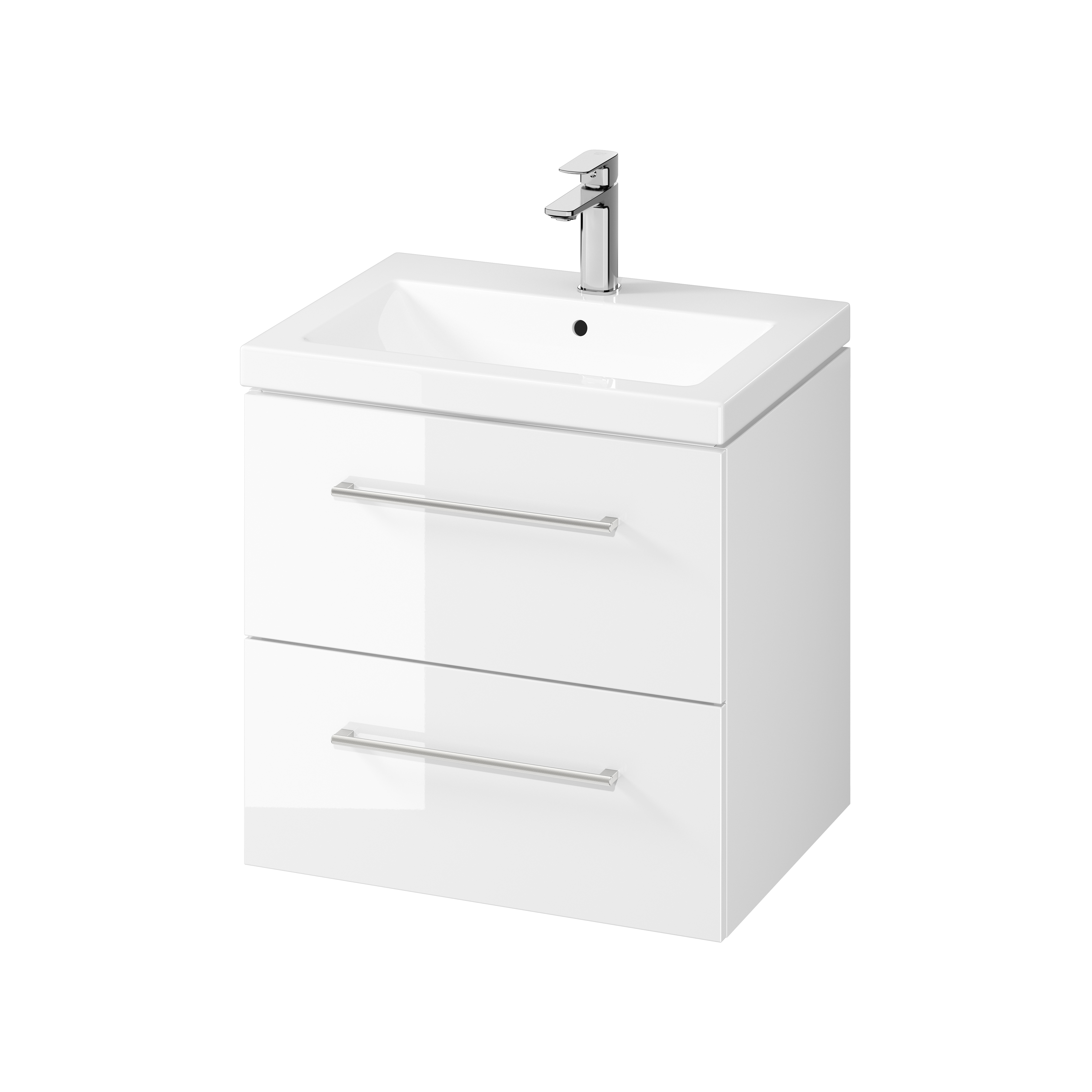 Cersanit Larga lavabo con mueble 60 cm blanco S801-574