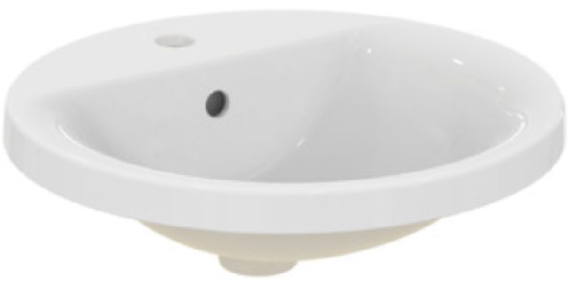 Ideal Standard Connect lavabo 48x48 cm circular empotrado blanco E504201