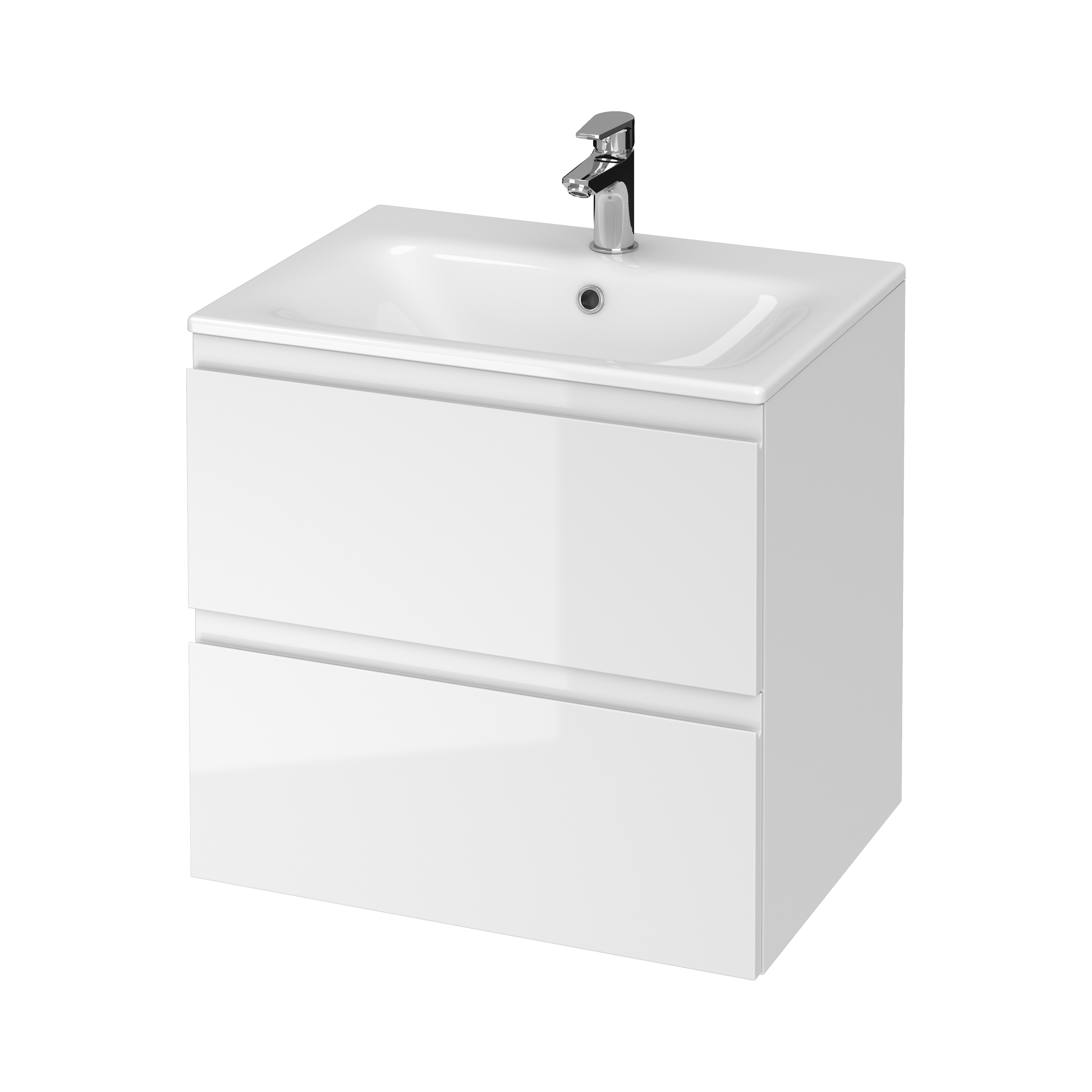 Cersanit Moduo lavabo con mueble 60 cm blanco S801-314-DSM