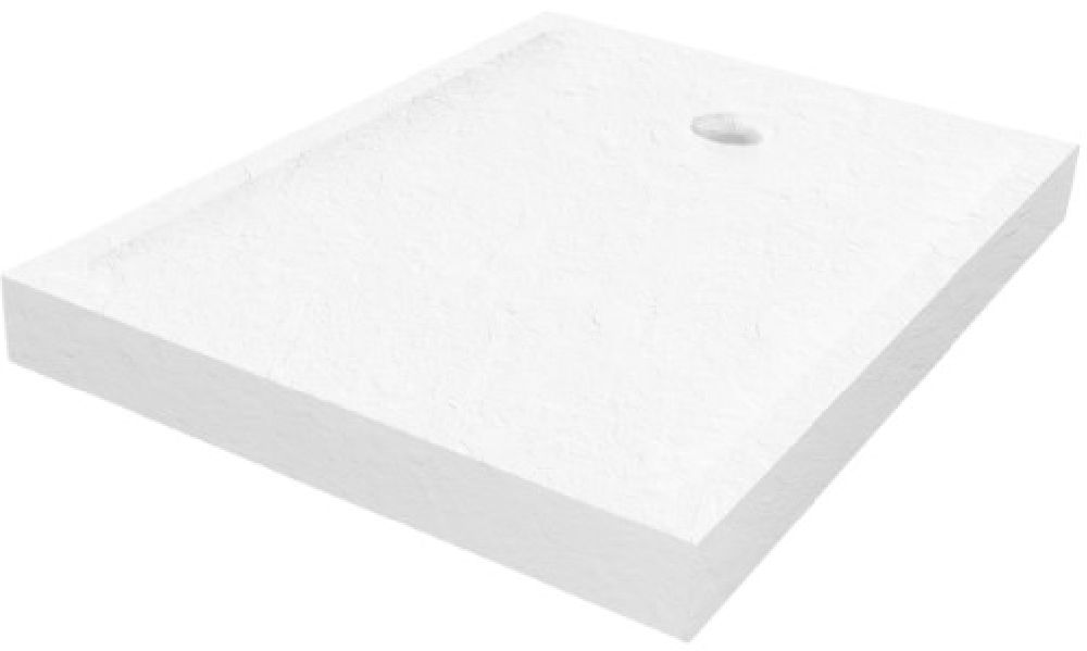 New Trendy Mild Stone plato de ducha rectangular 100x90 cm blanco B-0533