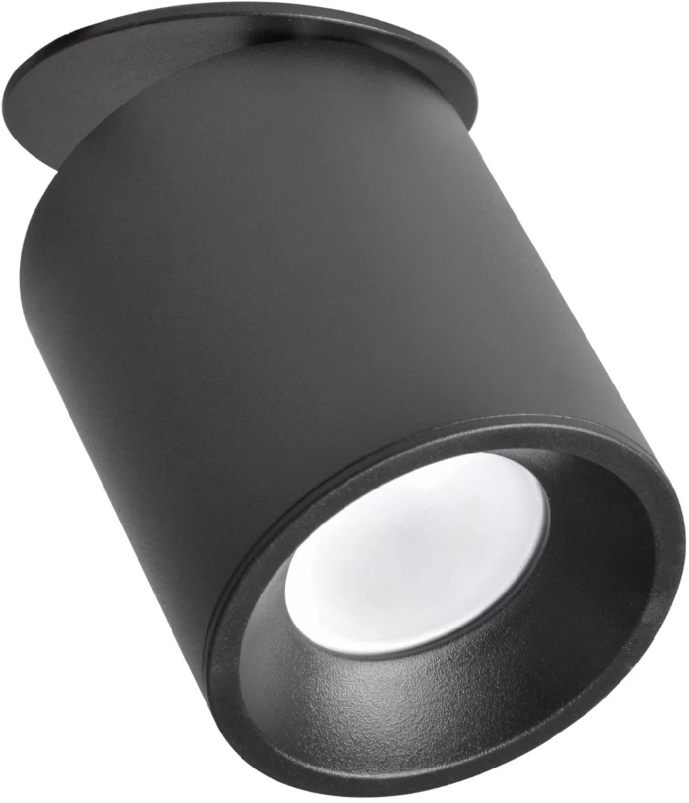 Goldlux Haron lámpara de techo 1x10 W negro 314192