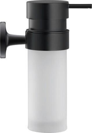 Duravit Starck T dispensador de jabón 200 ml negro-blanco 0099354600