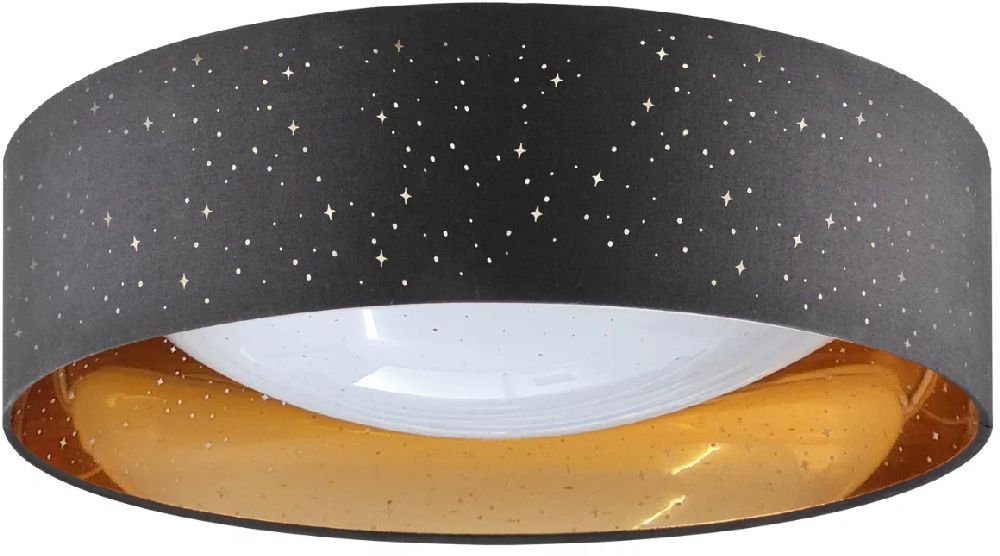 Goldlux Tuluza plafón 1x24 W negro 323149