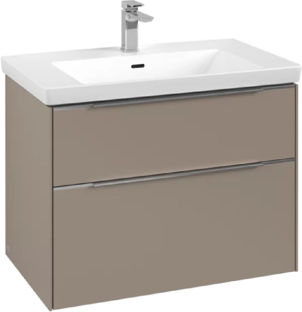 Villeroy & Boch Subway 3.0 armario 77.2x46.2x57.6 cm suspendido, para lavabo beige C57400VM