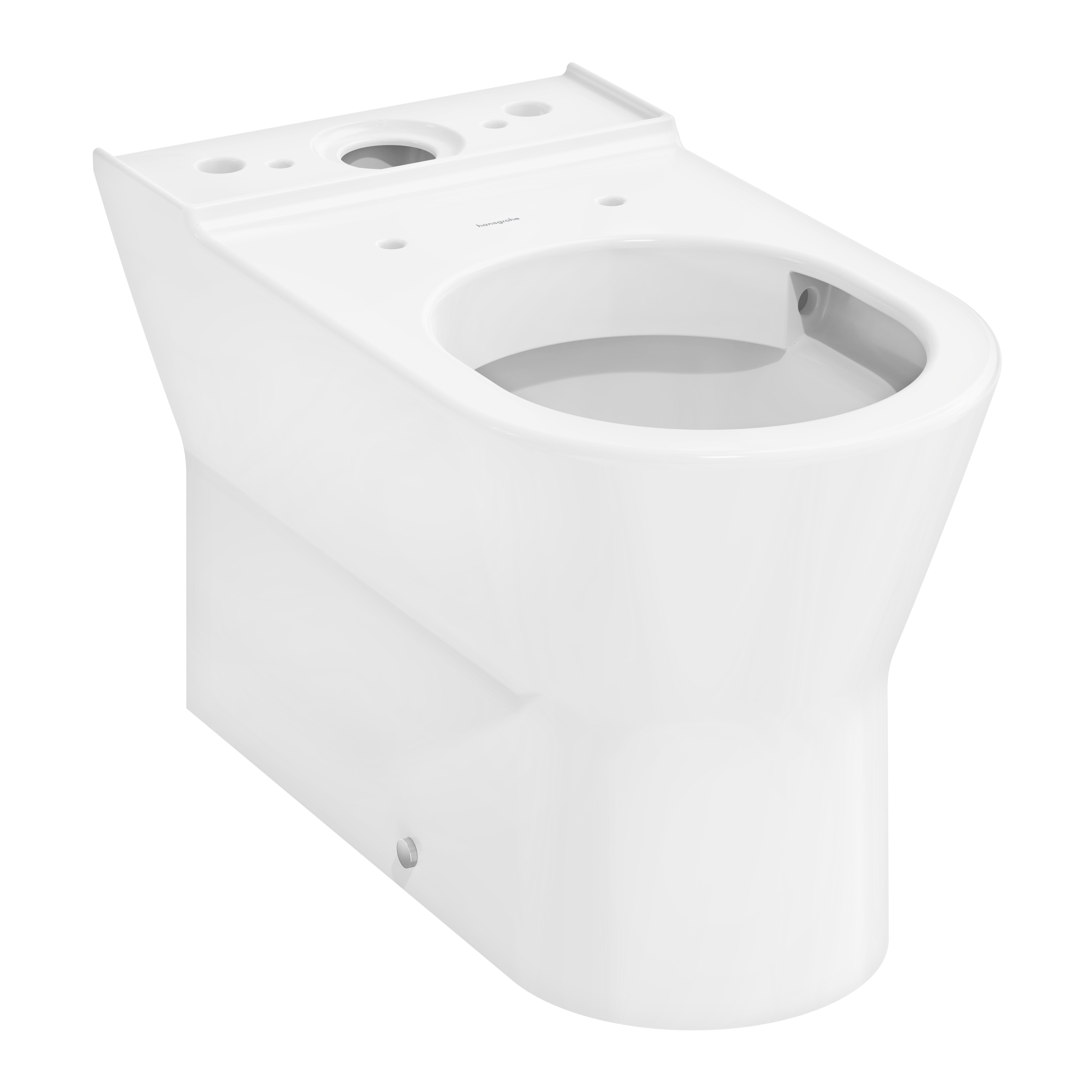 Hansgrohe EluPura Original S taza de inodoro de pie sin reborde blanco brillante 62012450