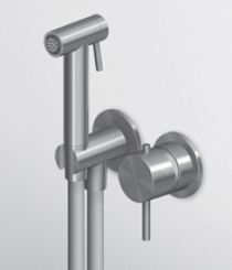 Zucchetti Helm grifo de bidé con rociador empotrado || ZHE417.XP21