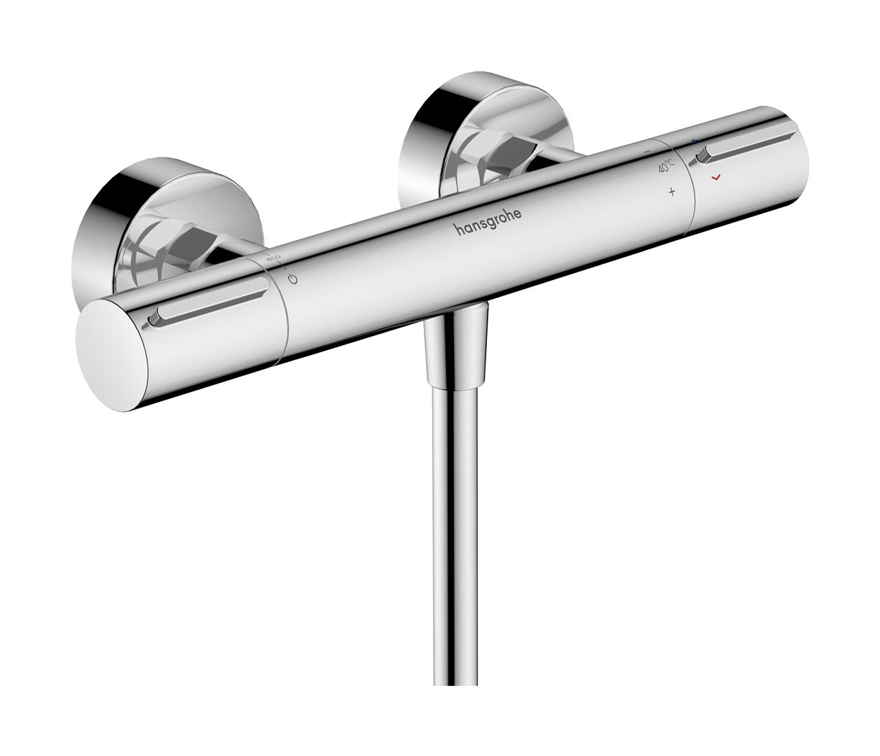 Hansgrohe Ecostat Element grifo para ducha a pared con termostato cromo 13346000