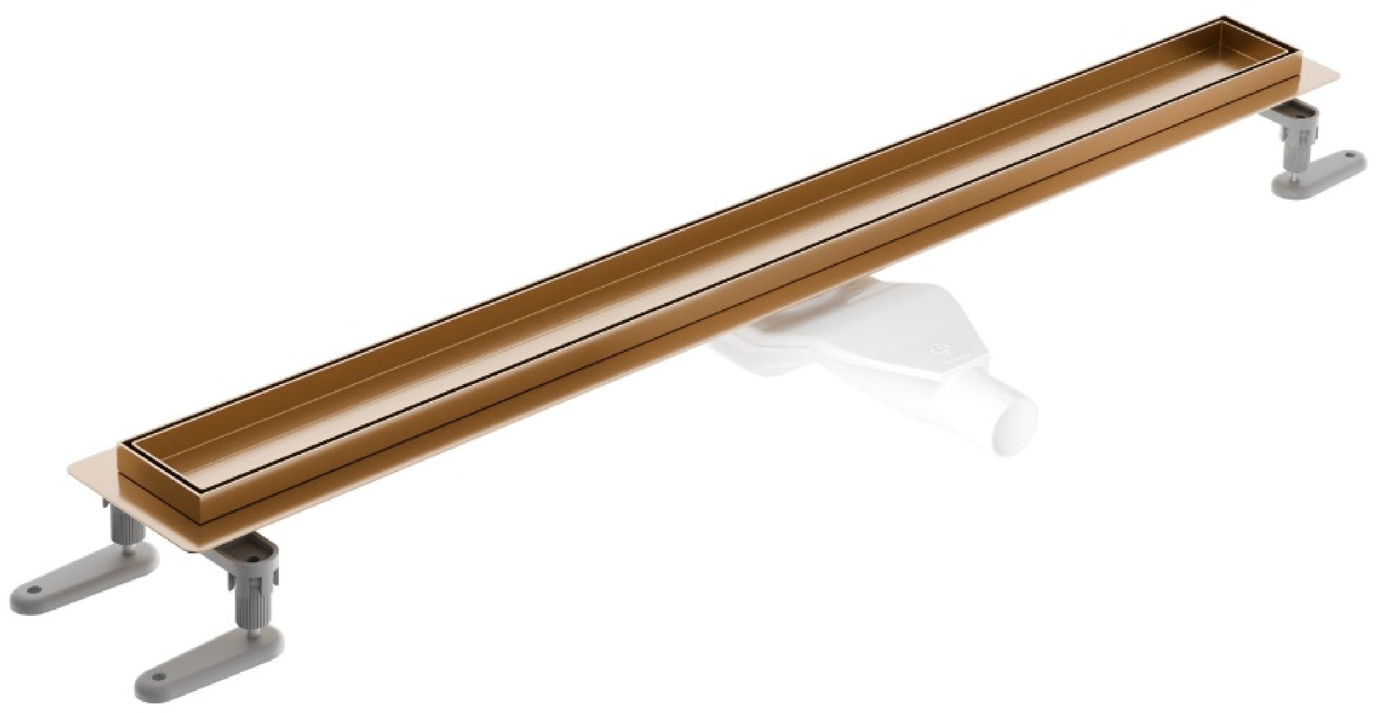 Excellent Stilio desagüe lineal 70 cm cobre INEX.1515.700.P.CB