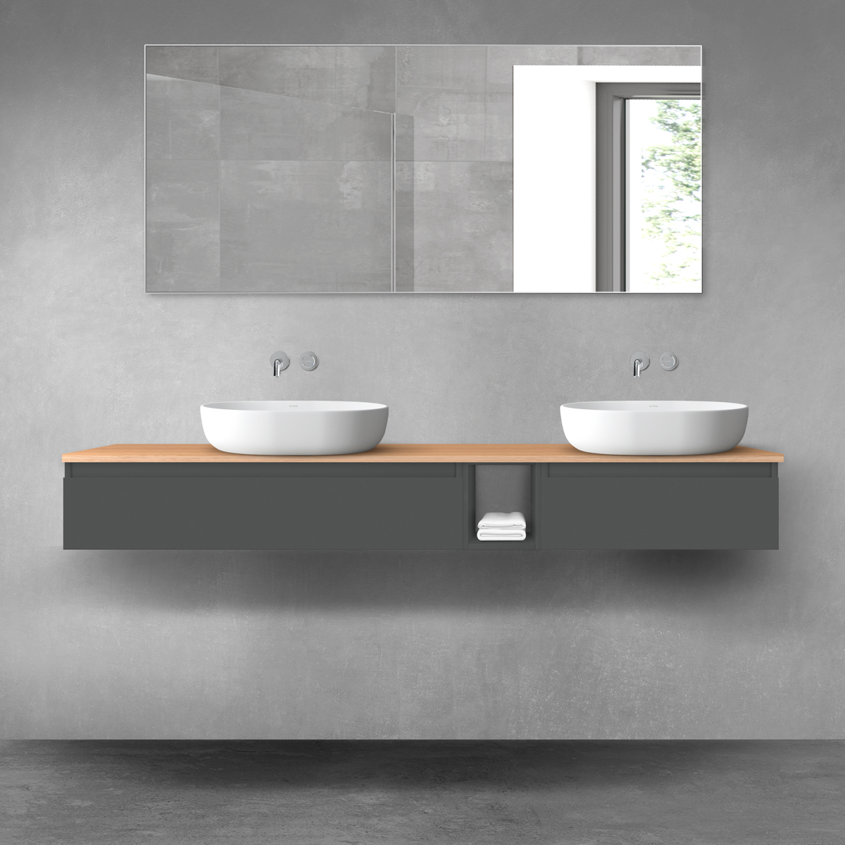 Conjunto armario Oltens Vernal 60011400, armario Oltens Vernal 60009400, 63009060, 60020400