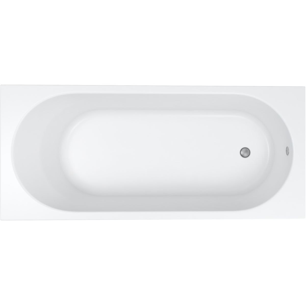 Oltens Lykke bañera rectangular 170x70 cm blanco 10011000