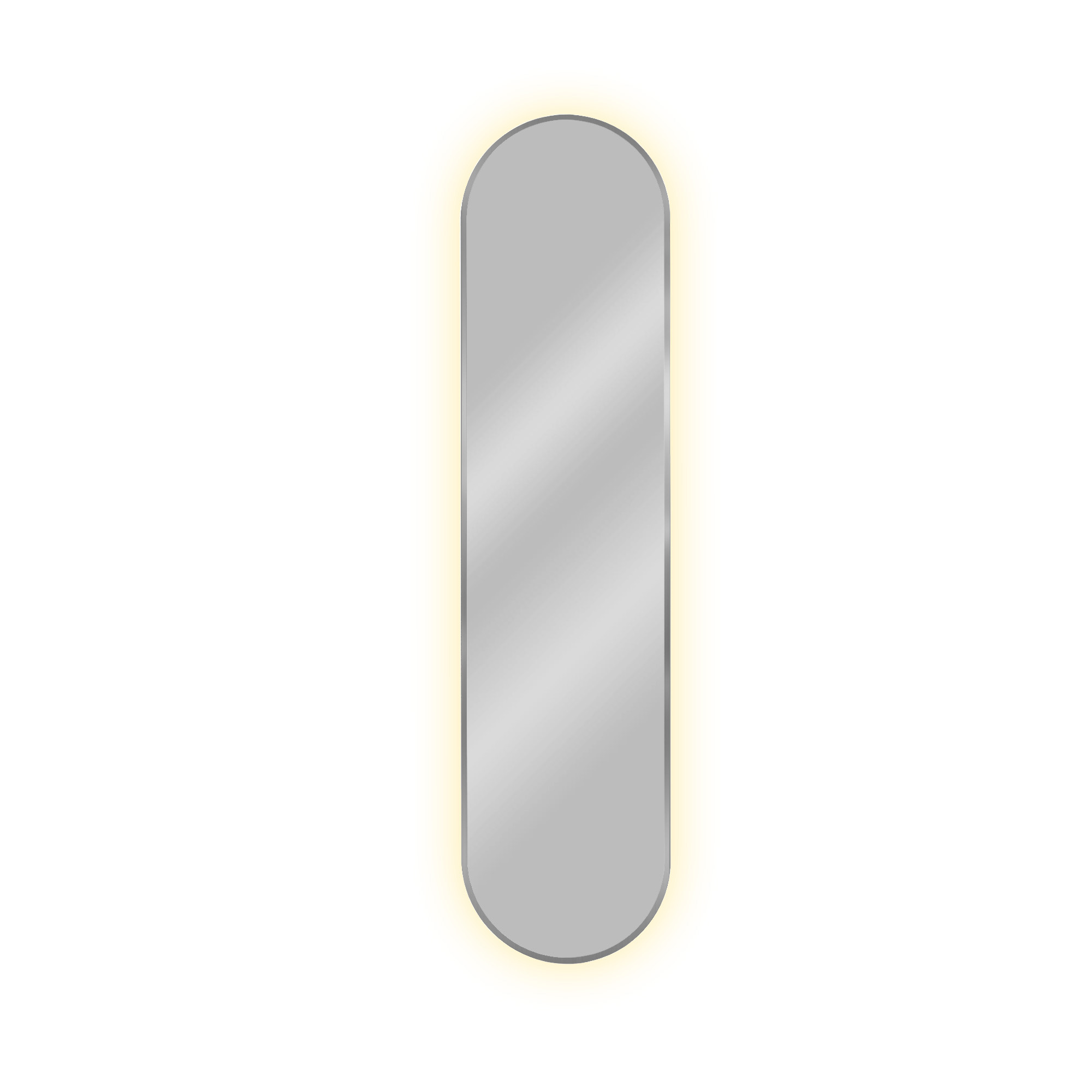 Baltica Design Tiny Border Pastille espejo 60x90 cm oval con iluminación plata 5904107928906
