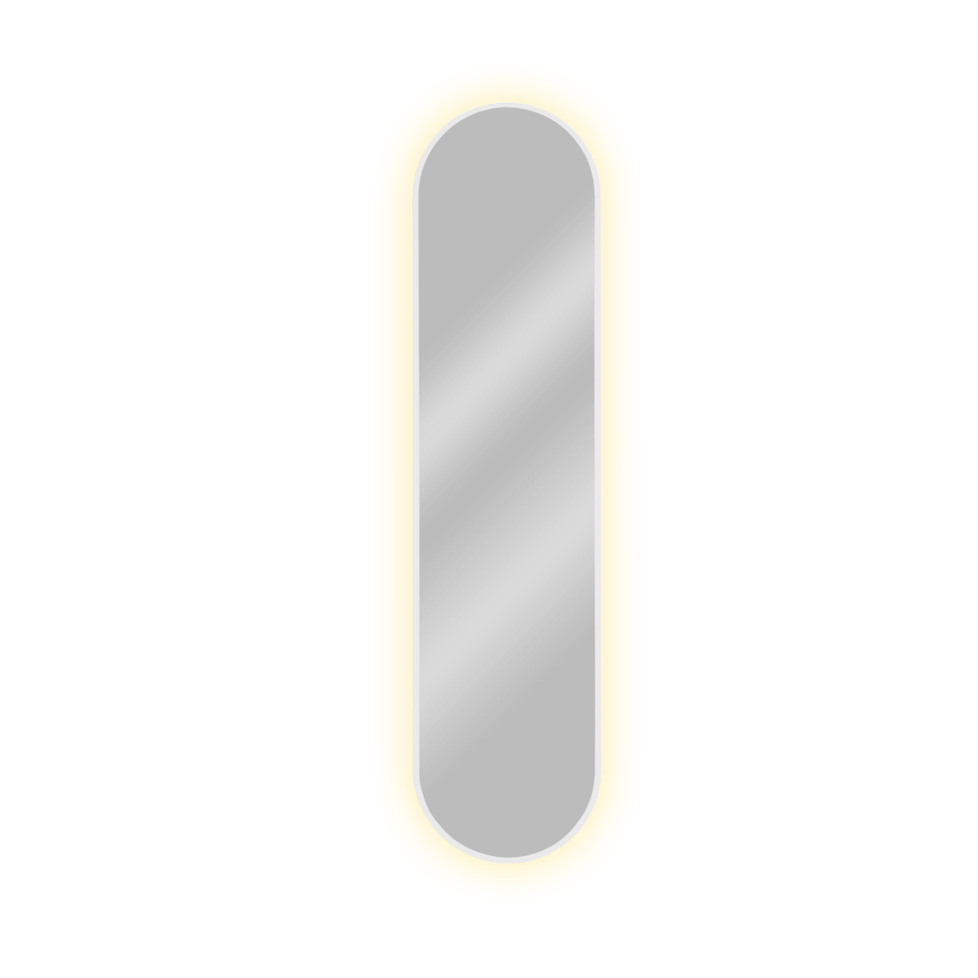 Baltica Design Tiny Border Pastille espejo 60x140 cm oval blanco 5904107926087