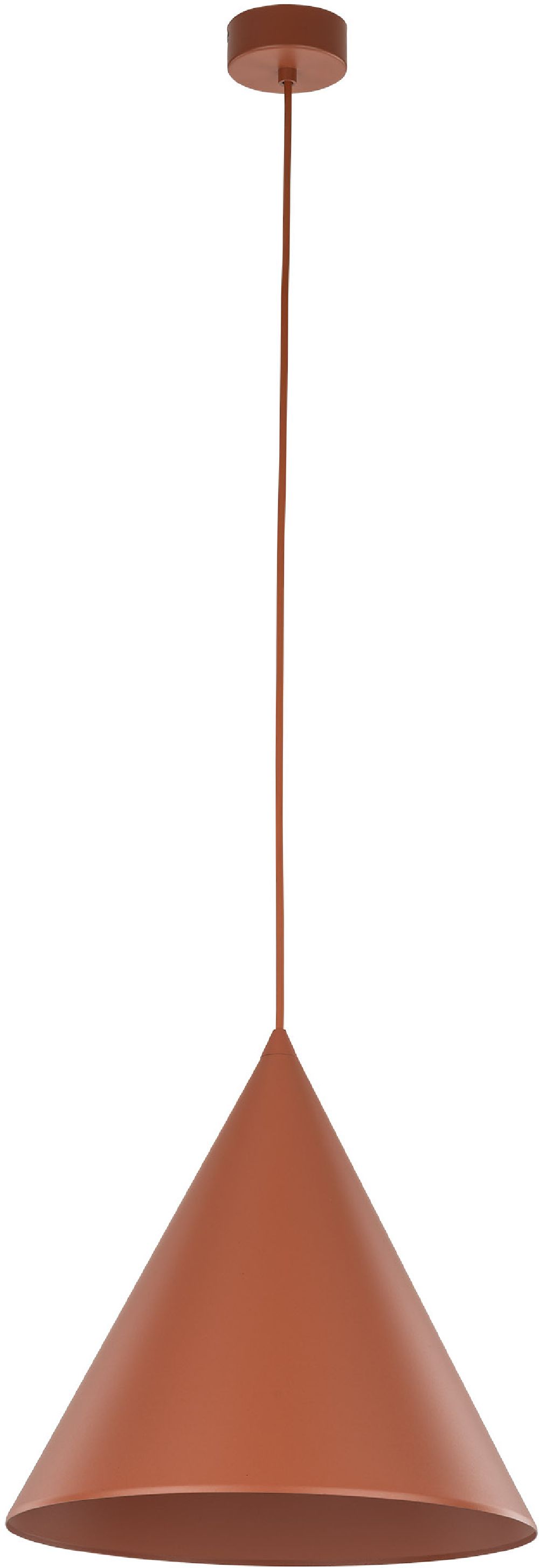TK Lighting Cono lámpara colgante 1x15 W marrón 10065