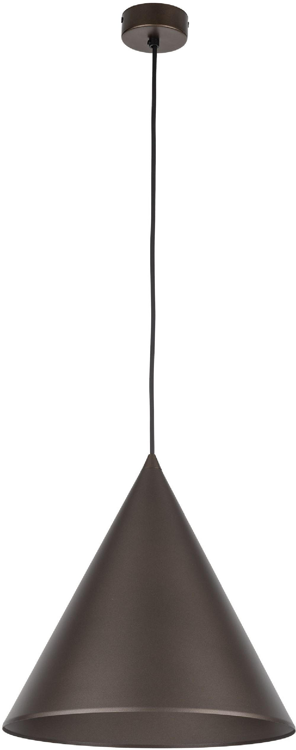 TK Lighting Cono lámpara colgante 1x15 W marrón 10037