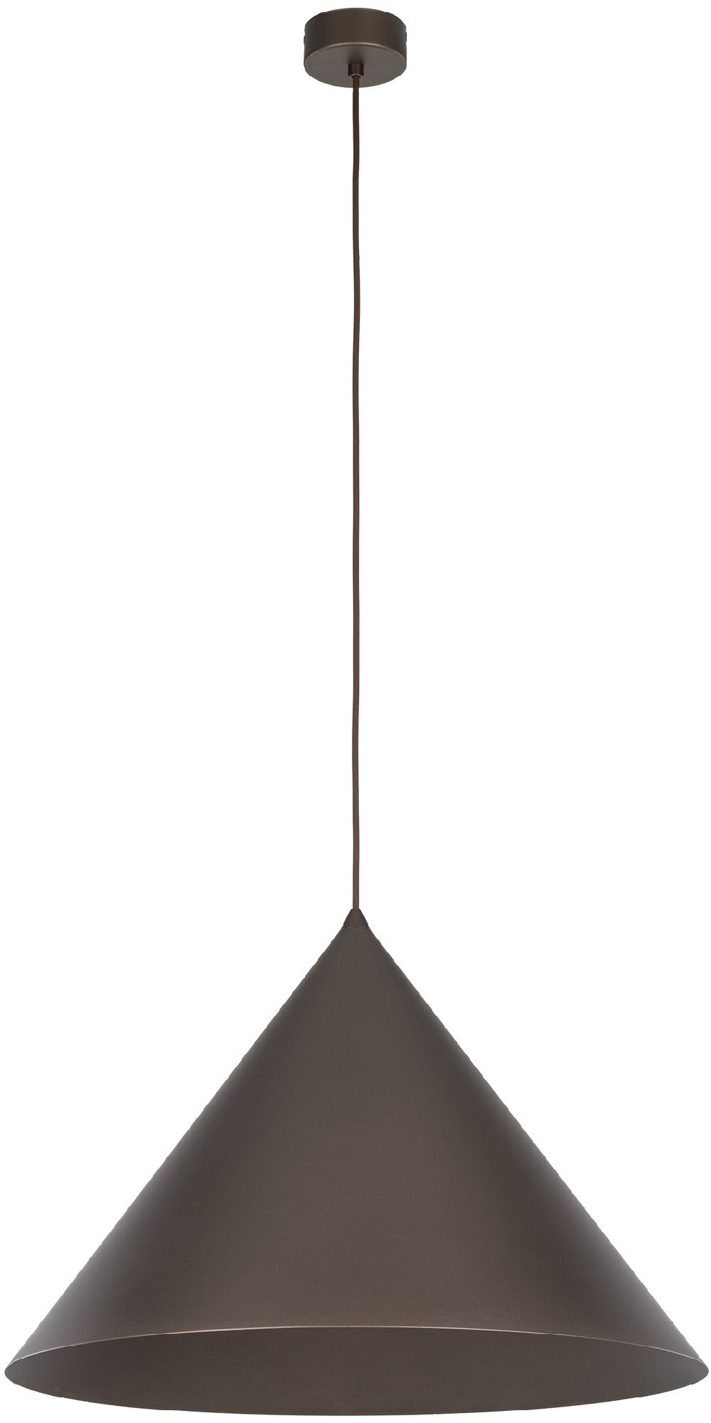 TK Lighting Cono lámpara colgante 1x15 W marrón 10062