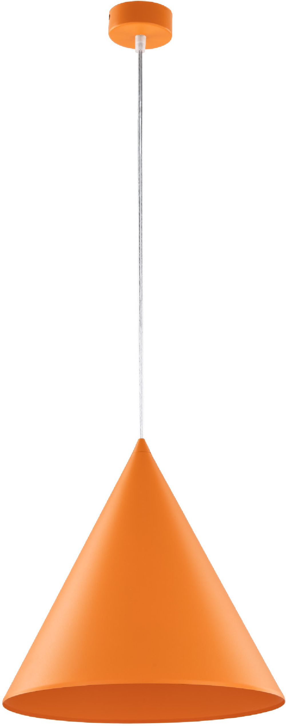 TK Lighting Cono lámpara colgante 1x15 W naranja 10064