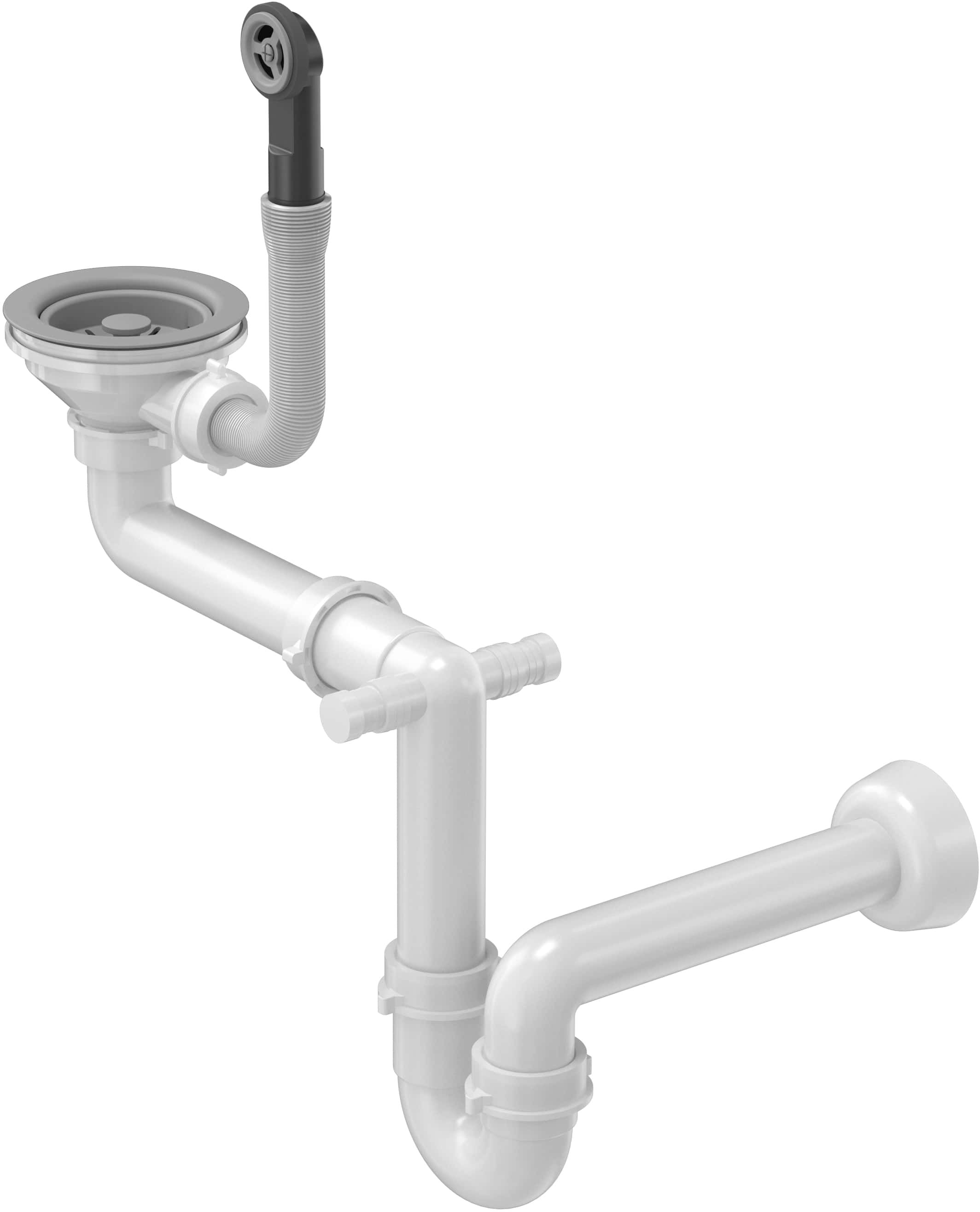 Quadron Save Space Power Color sifón para fregadero M1SS1