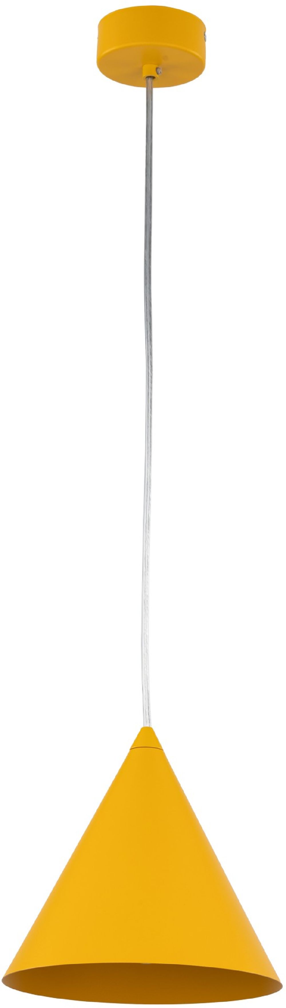 TK Lighting Cono lámpara colgante 1x15 W amarillo 10077