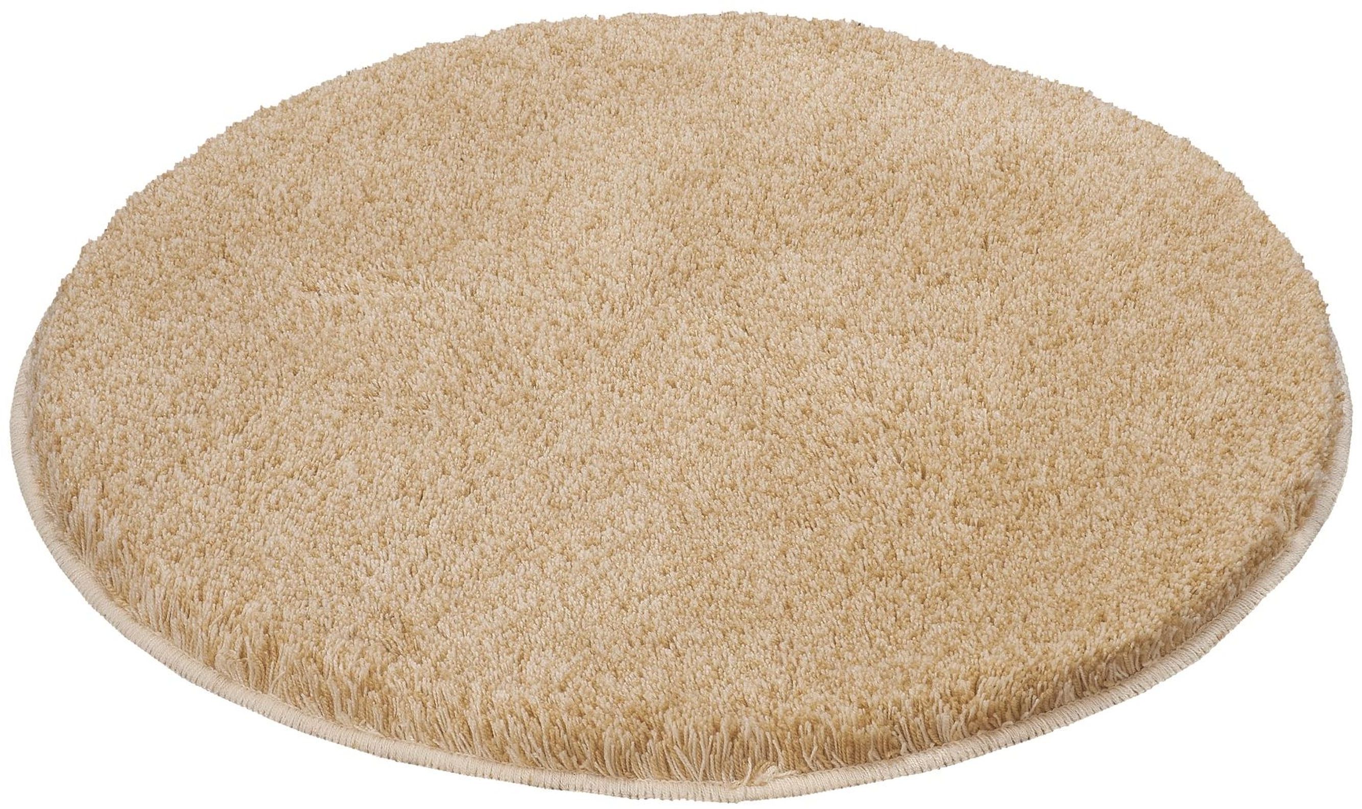 Kleine Wolke Relax alfombrilla para baño 100x100 cm circular beige 5405220521