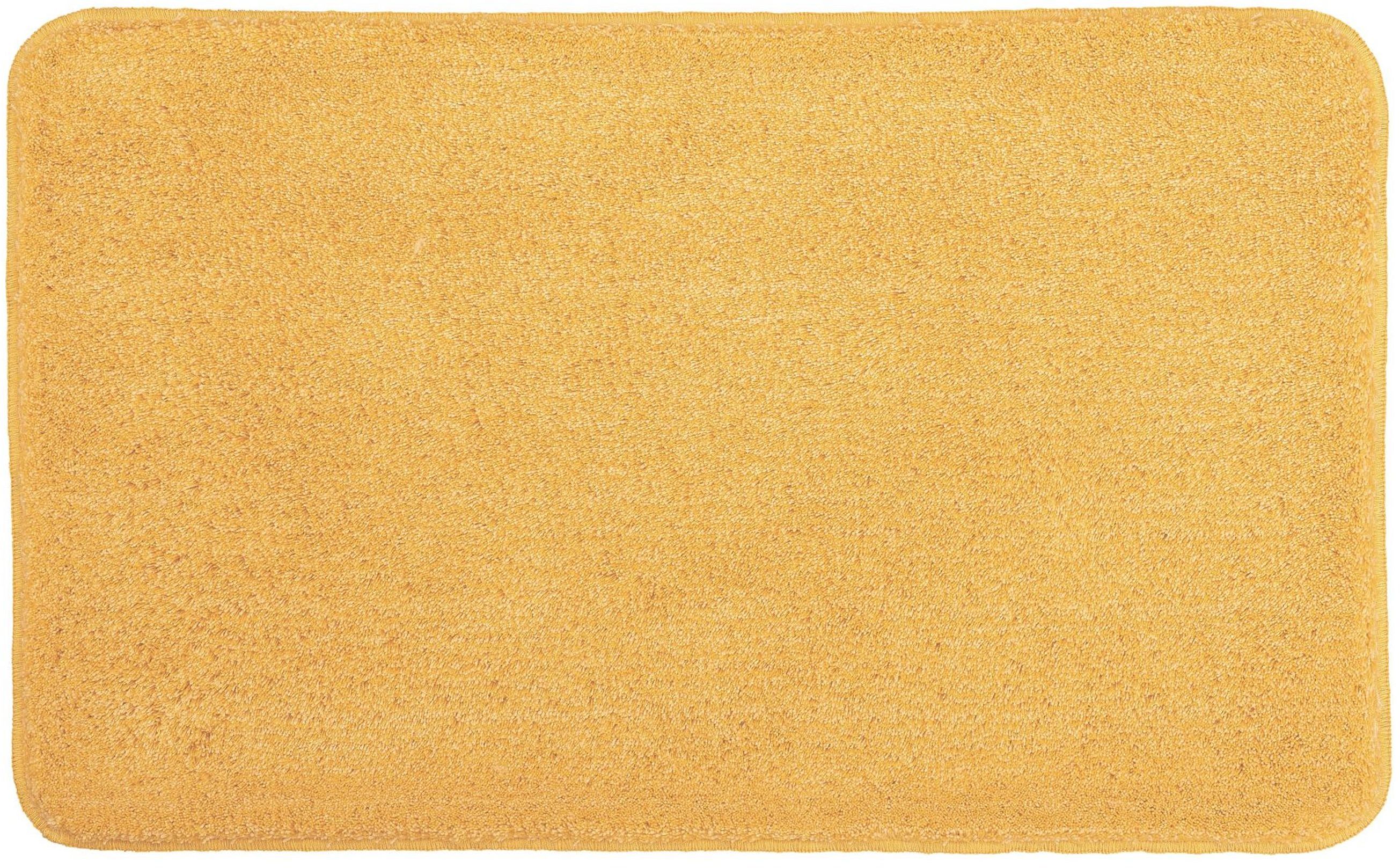 Kleine Wolke Relax alfombrilla para baño 120x70 cm rectangular amarillo 5405553225