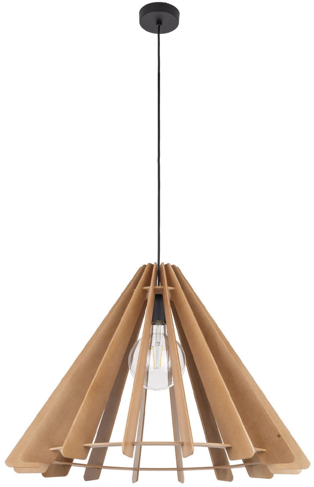 TK Lighting Eris lámpara colgante 1x15 W marrón 6611