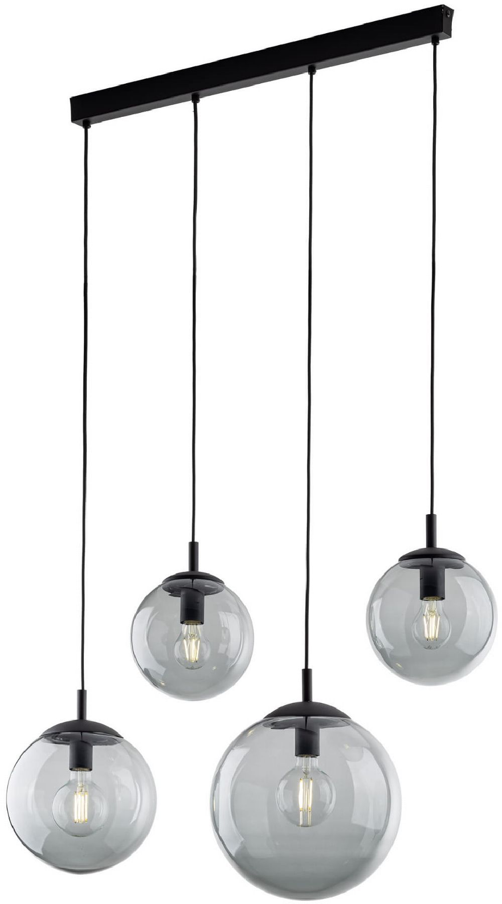 TK Lighting Esme lámpara colgante 4x15 W grafito 5381
