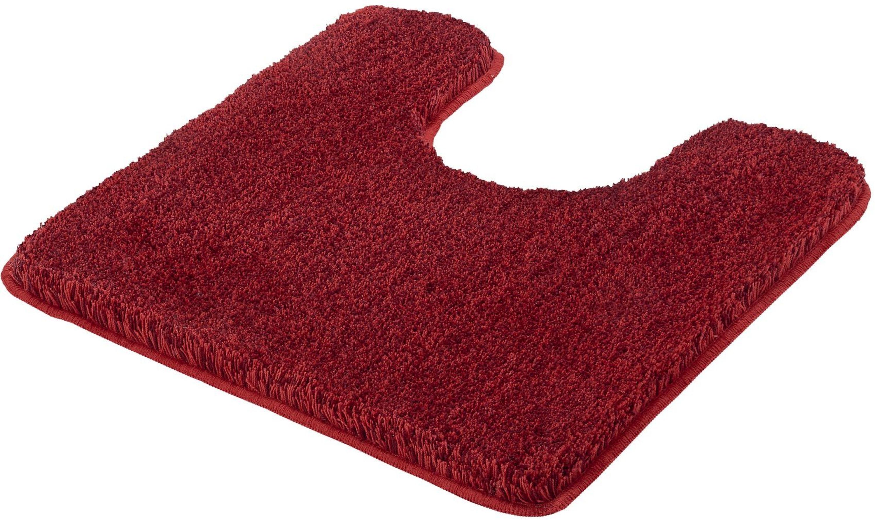 Kleine Wolke Relax alfombrilla para baño 55x55 cm para inodoro rojo 5405453129