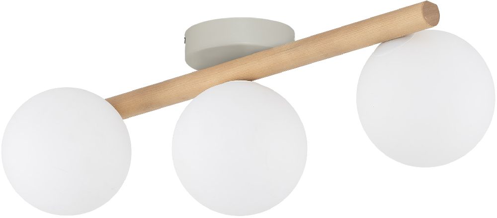 TK Lighting Estera lámpara de techo 3x8 W blanco 5768