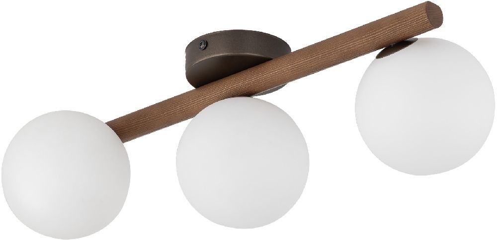 TK Lighting Estera lámpara de techo 3x8 W madera 10269