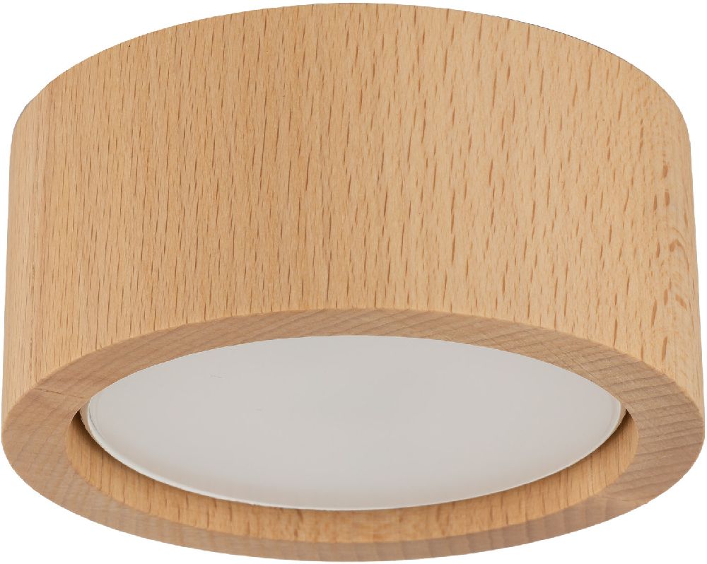 TK Lighting Eve lámpara de techo 1x11 W madera 10123