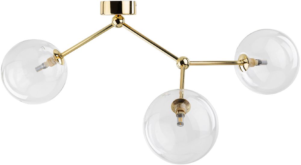 TK Lighting Fairy lámpara de techo 3x6 W oro 10069