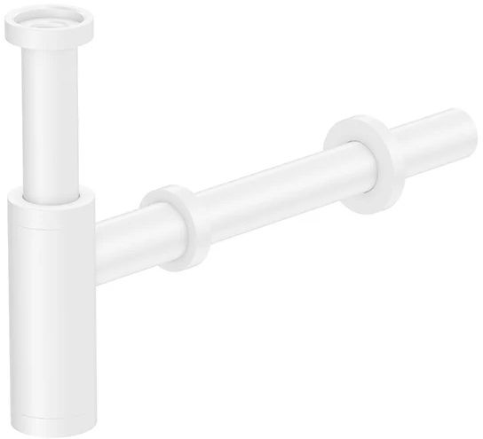 Steinberg 100 sifón de lavabo botella blanco 1001696W