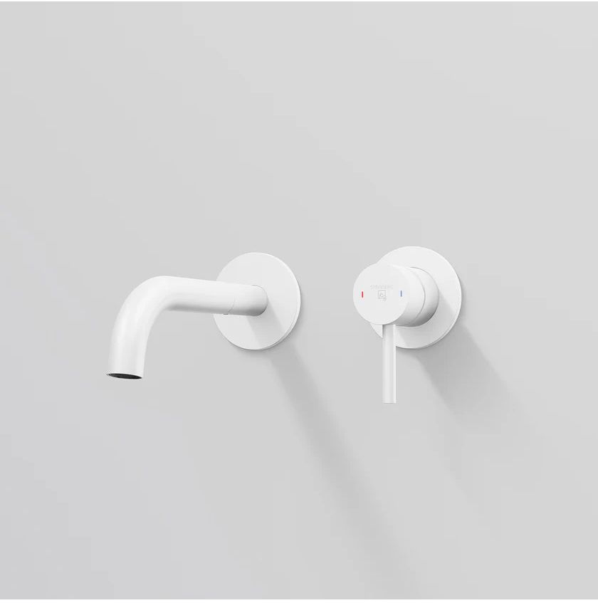 Steinberg 100 grifo para lavabo empotrado blanco 10018143W