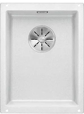 Blanco Subline 320-U fregadero de granito 46x35 cm blanco 523410