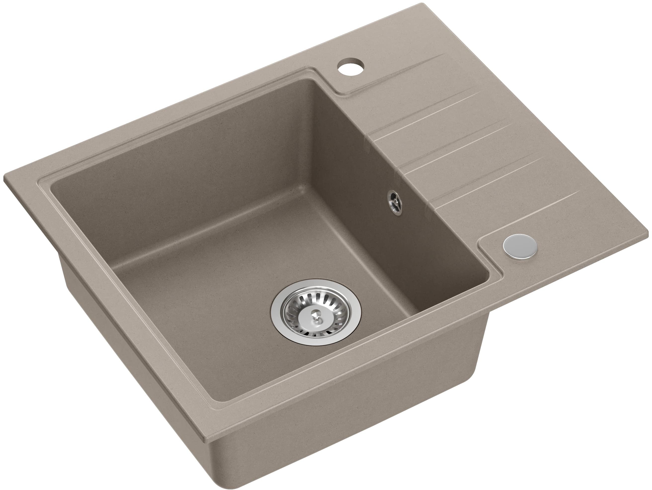 Quadron Peter fregadero graniteq 62x50 cm beige HCQP6250ST