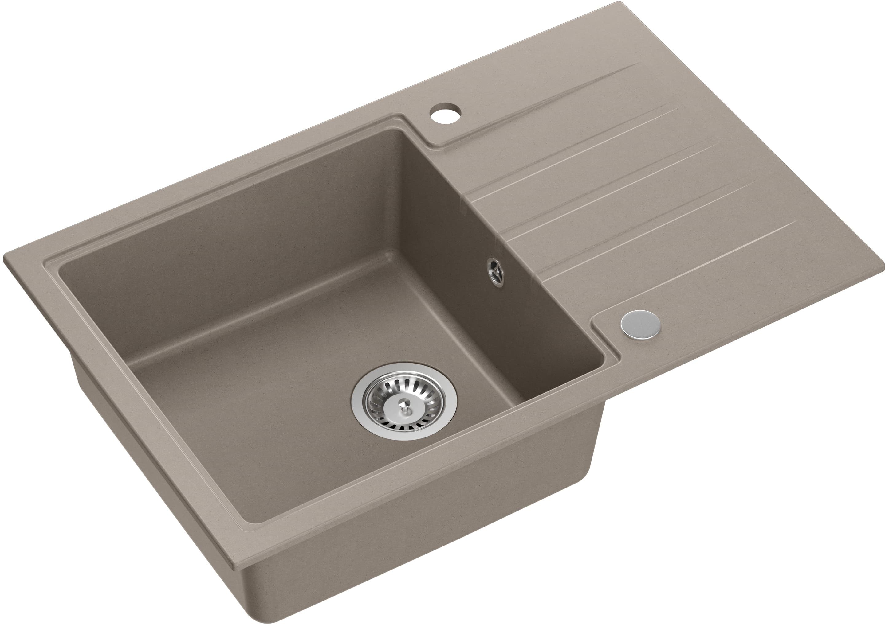 Quadron Peter fregadero graniteq 78x50 cm beige HCQP7850ST