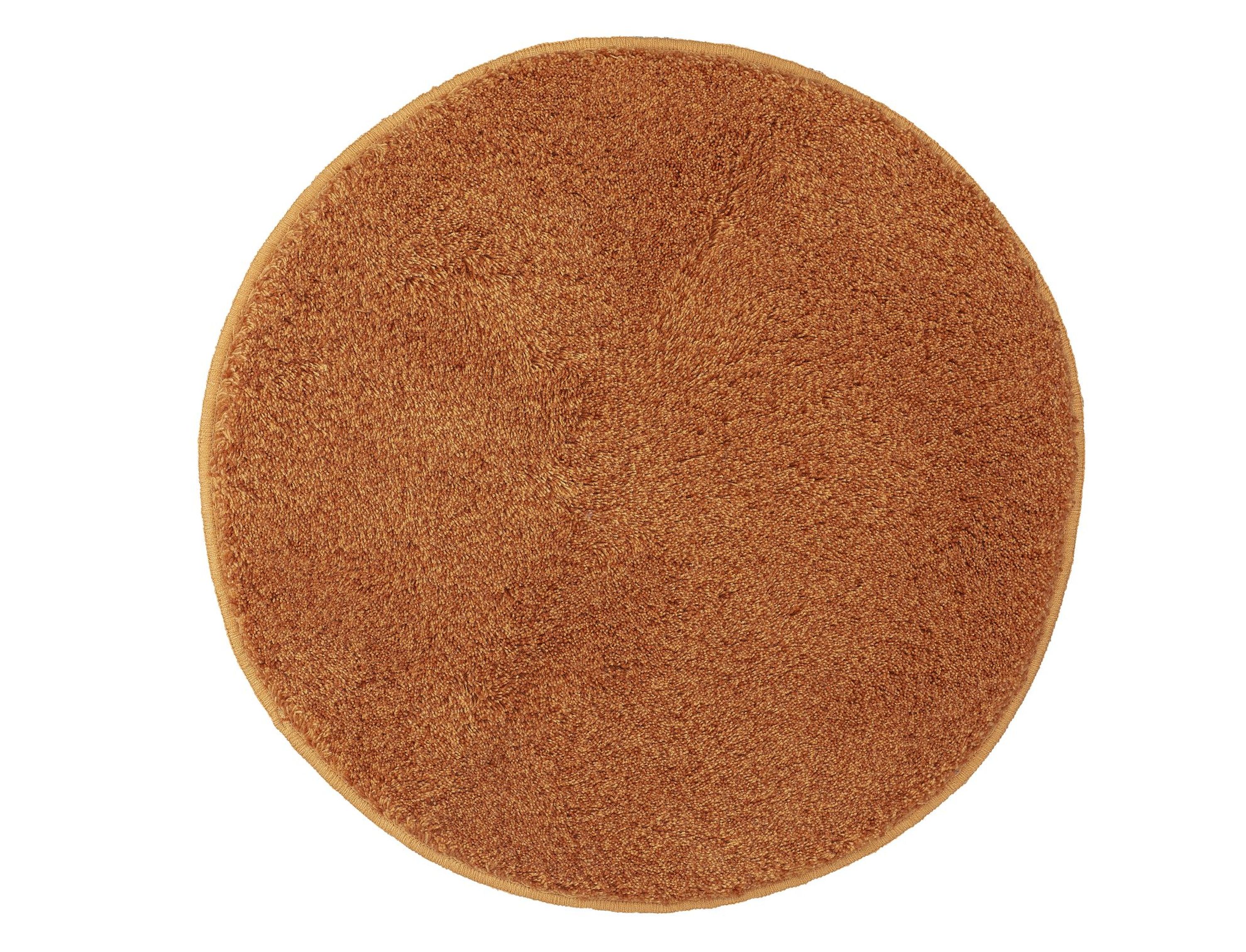 Kleine Wolke Relax alfombrilla para baño 100x100 cm circular naranja 5405316521