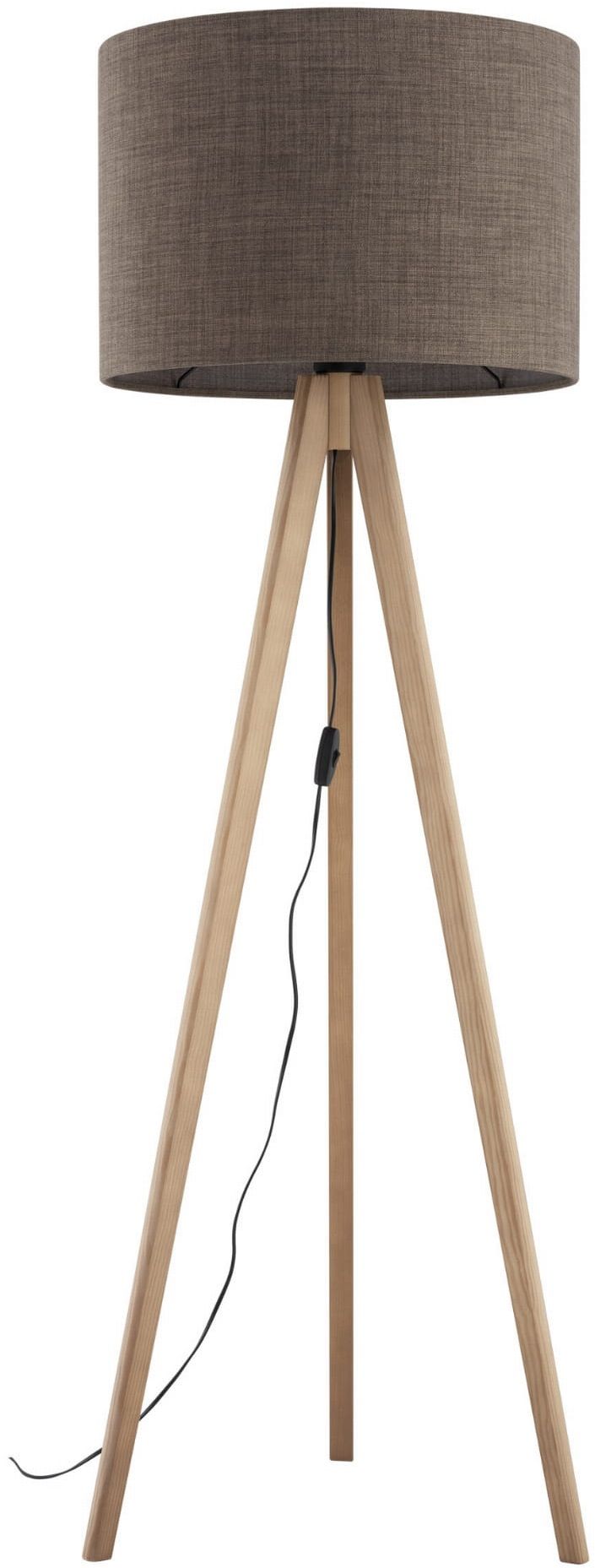 TK Lighting Grand lámpara de pie 1x15 W madera-marrón 16026