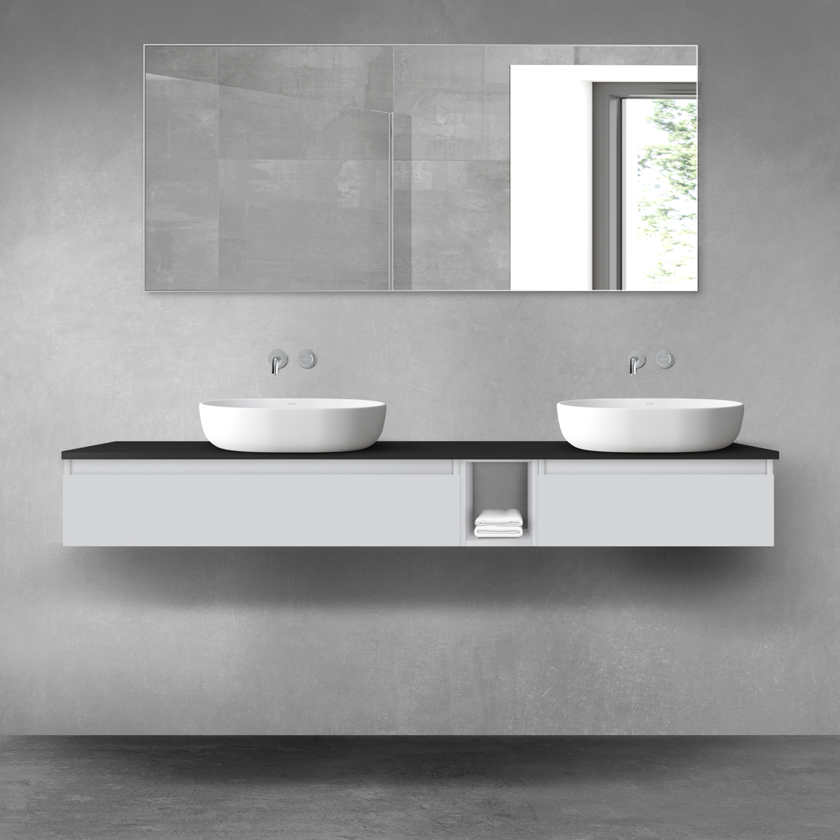 Conjunto armario Oltens Vernal 60011700, armario Oltens Vernal 60009700, 63009300, 60020300