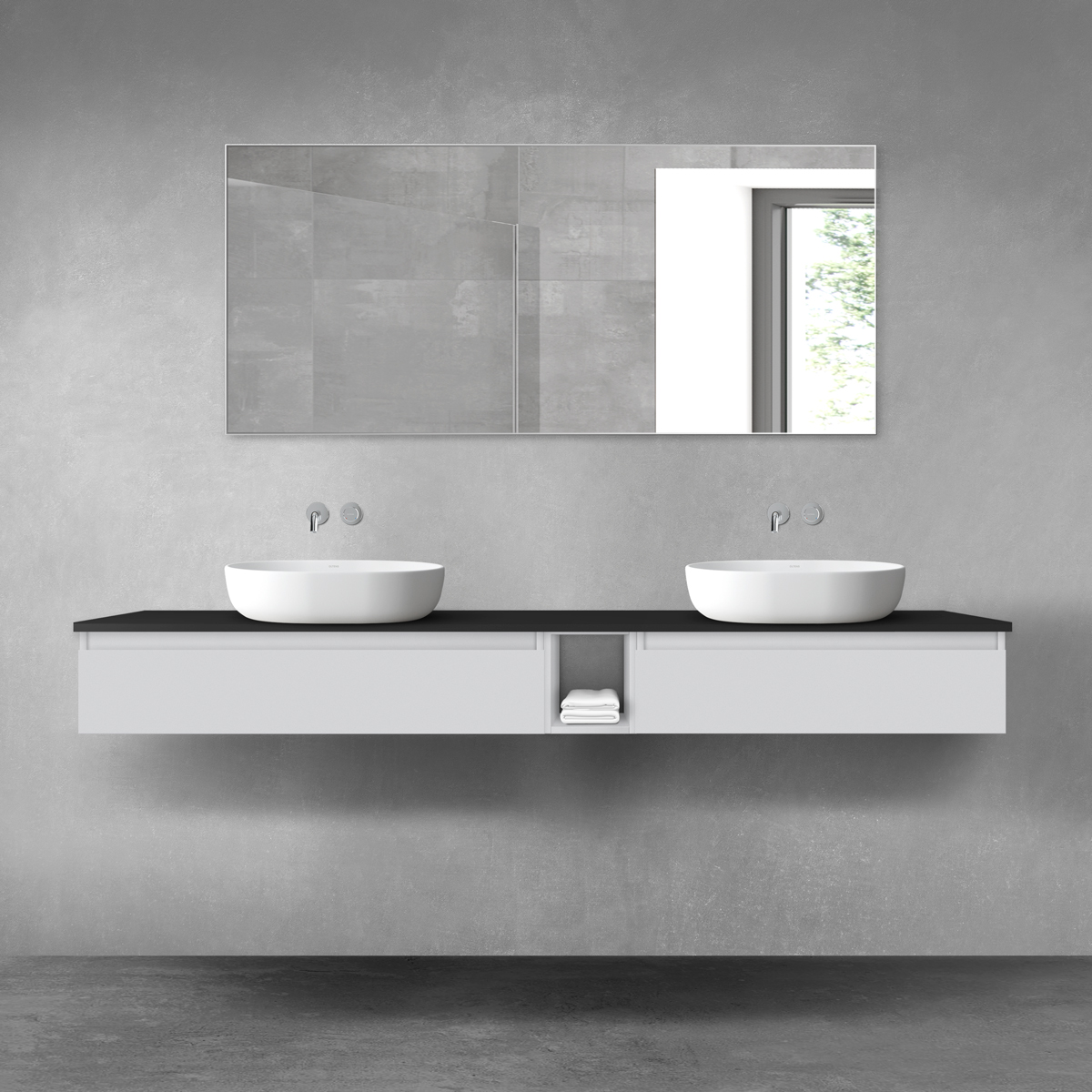 Conjunto armario Oltens Vernal 60011700, armario Oltens Vernal 60010700, 63010300, 60020700