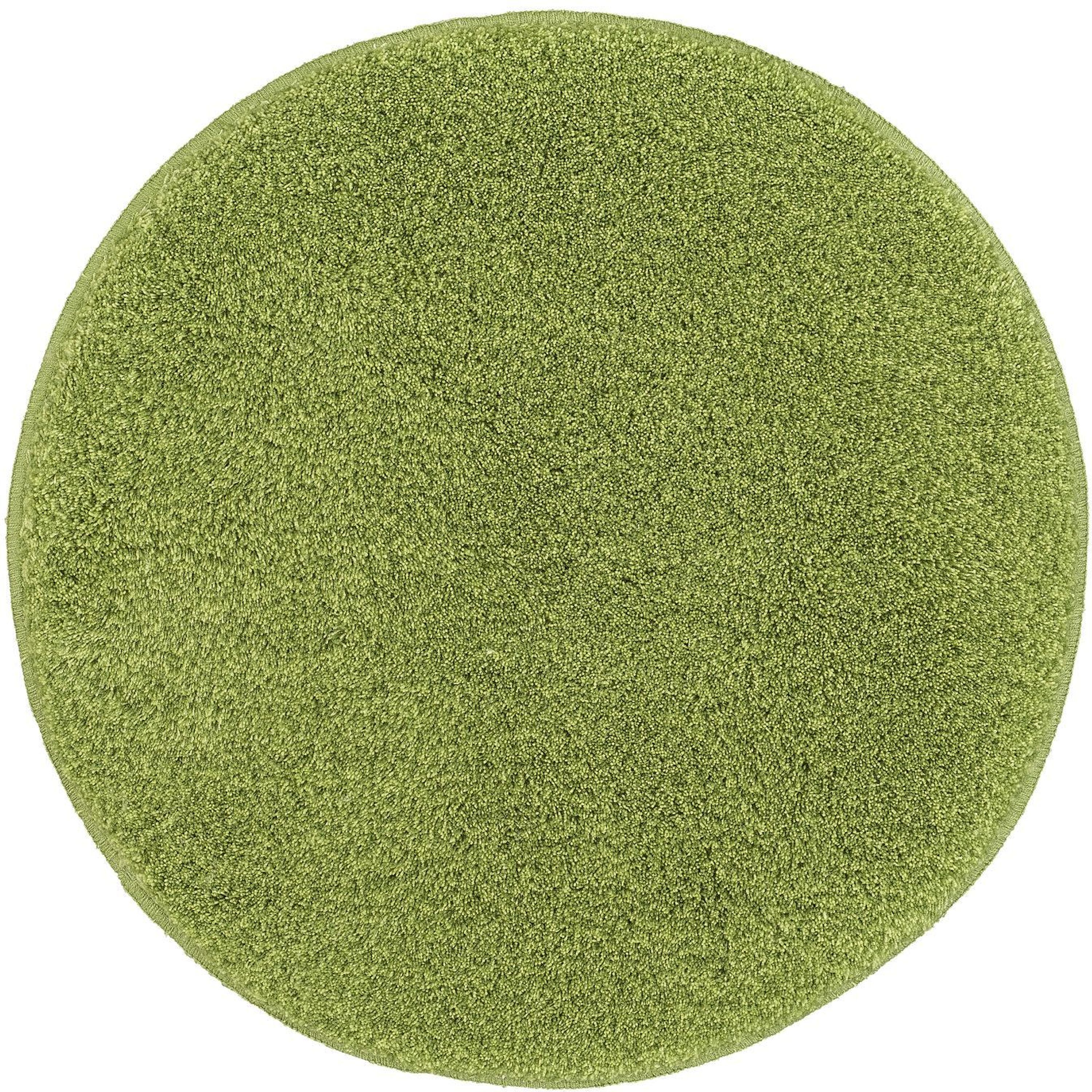 Kleine Wolke Relax alfombrilla para baño 100x100 cm circular verde 5405615521