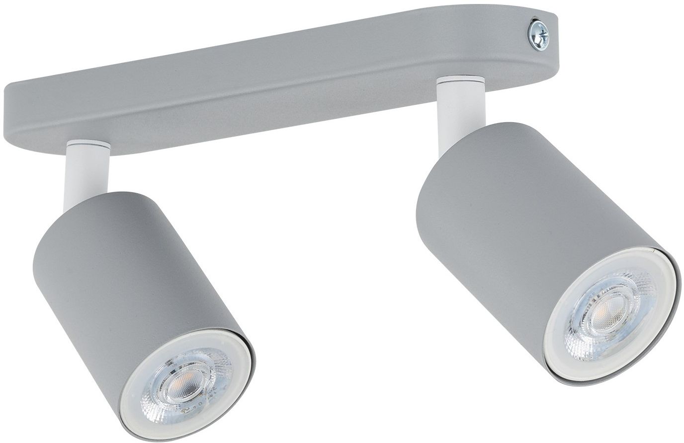 TK Lighting Livia lámpara de techo 2x10 W gris 10241