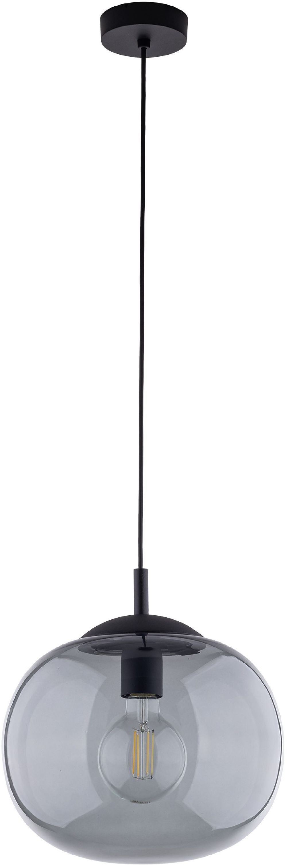 TK Lighting Vibe lámpara colgante 1x15 W negro 5827